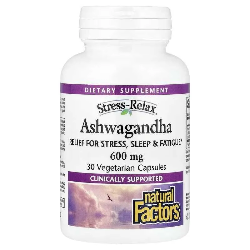 Natural Factors Stress-Relax ашваганда Ashwagandha — фото 1