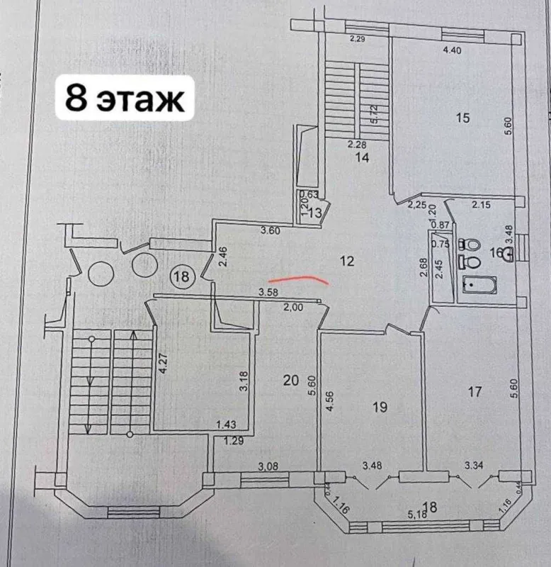 "ВЫКУП ЦЕНА‼️ Новостройка 6ком 273м2 Чехова Кафе Bon метро Ойбек ‼️ — фото 4