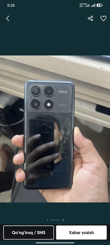 Poco x6 pro 5G srochna sotiladi 3 Poco x6 pro 5G srochna sotiladi 3