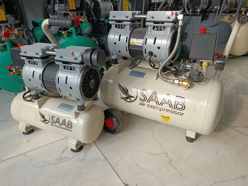 Безшумный безмасляный SAAB air compressor — овозсиз ва ишончли