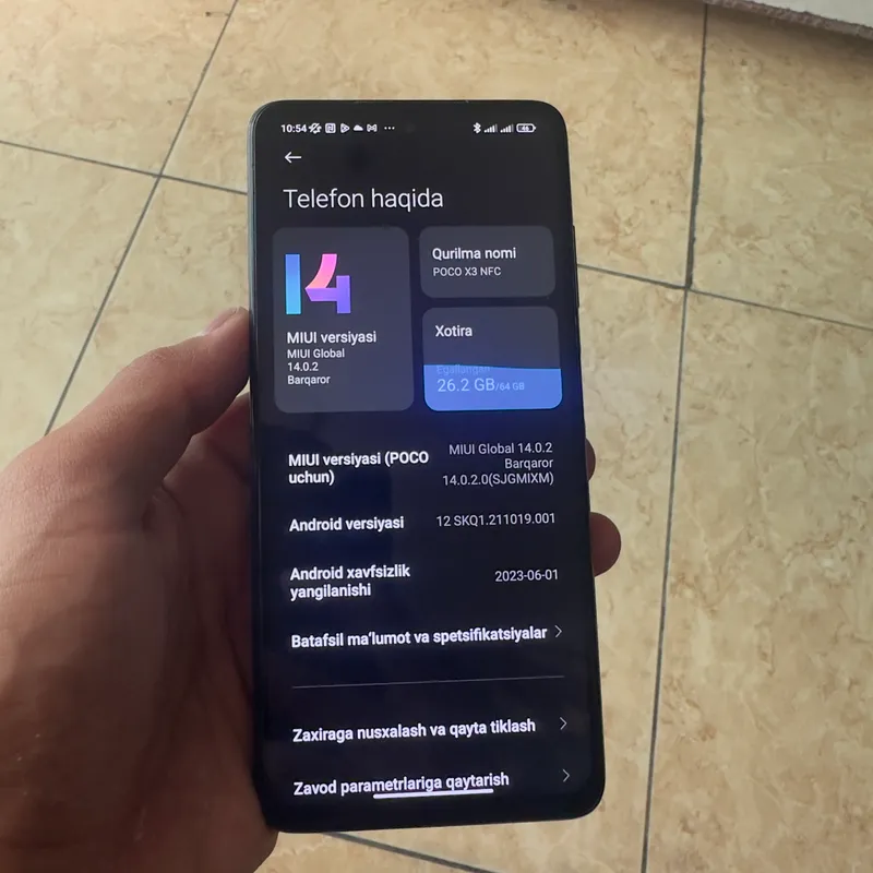 Poco X3 nfc 6+1/64gb 5