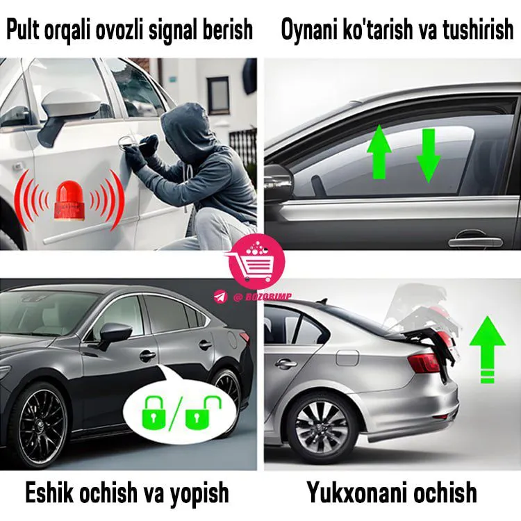 Высокотехнологичная умная автомобильная сигнализация 4