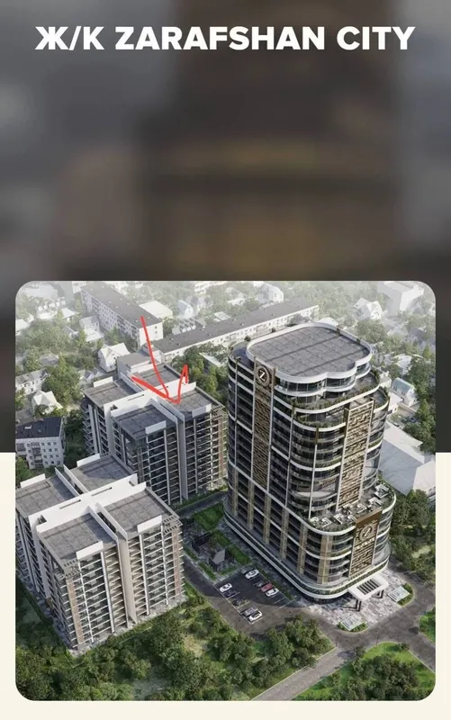 3-комнатная квартира 84 м², 6/14, ЖК Zarafshan City (Яккасарайский район) — фото 3