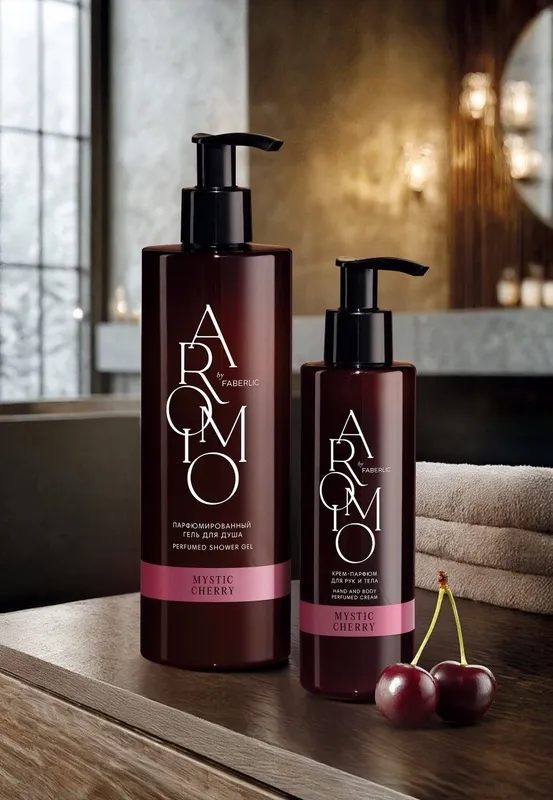 Aromio parfumelik qo'l krem va dush geli