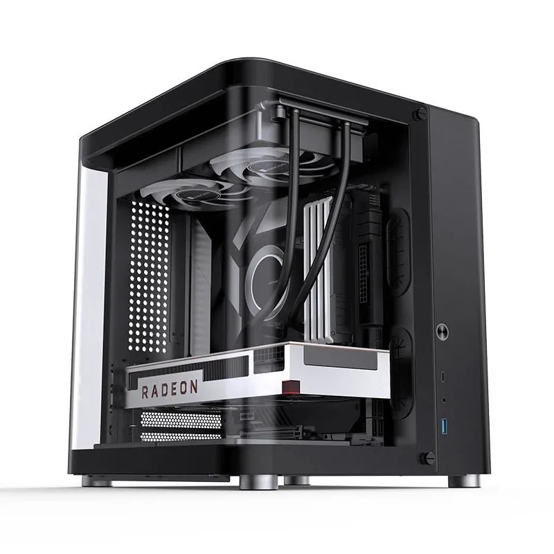 Корпус Jonsbo TK-1 Black (mATX/ITX) 4