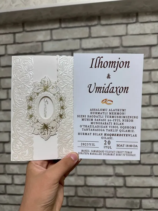 Zamonaviy taklifnomalar — arzon va sifatli! — фото 6