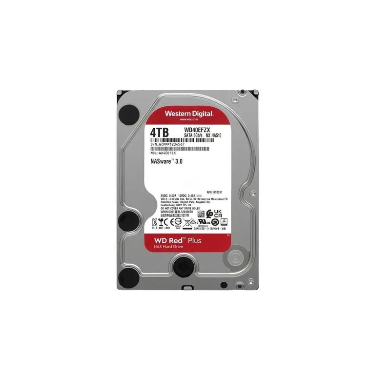 | Western Digital Red Plus qattiq diski/HDD 4Tb/WD40EFZX 128 Mb 2