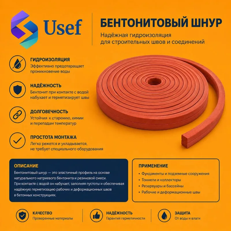 Бентонитовый шнур