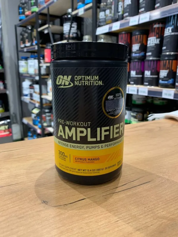 Optimum Nutrition Pre-Workout Amplifier Citrus Mango 380 g