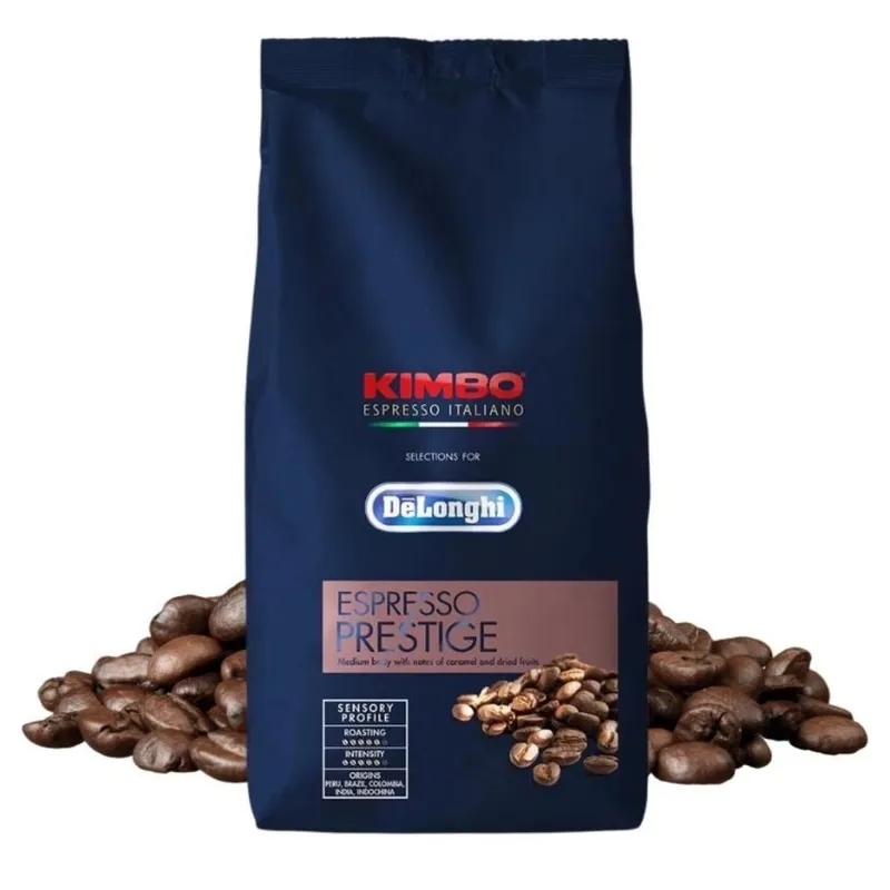 Зерновой кофе DeLonghi Kimbo Espresso Prestige 1 кг — фото 2