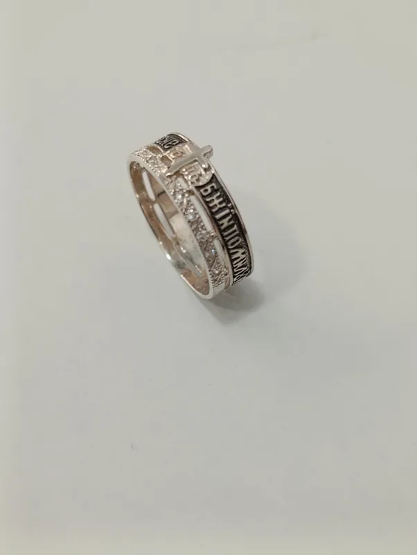 кольцо серебряное 925 проба 2