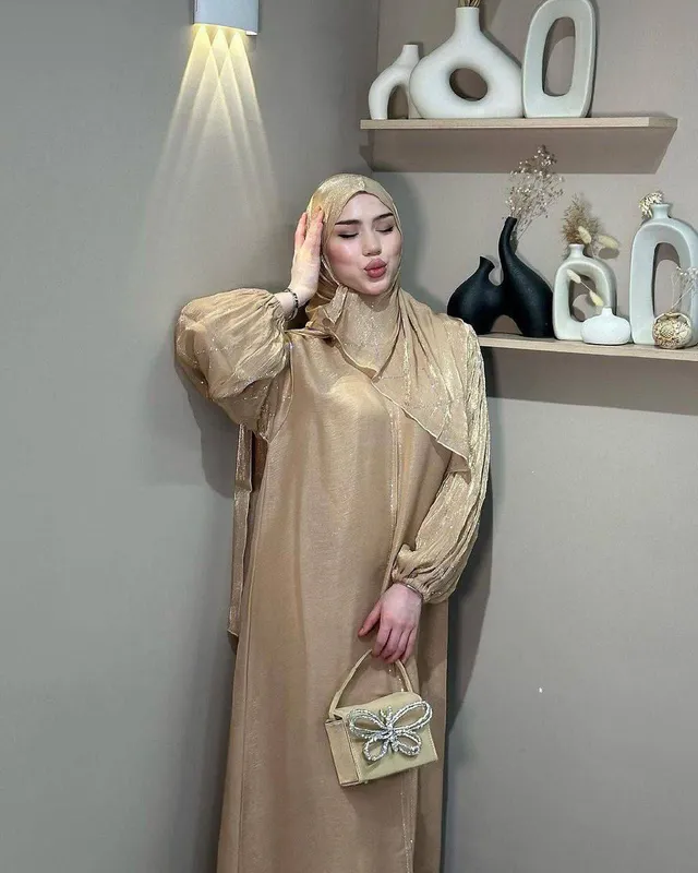 New COLLECTION: Dubay stil abaya sharfi bilan — фото 1