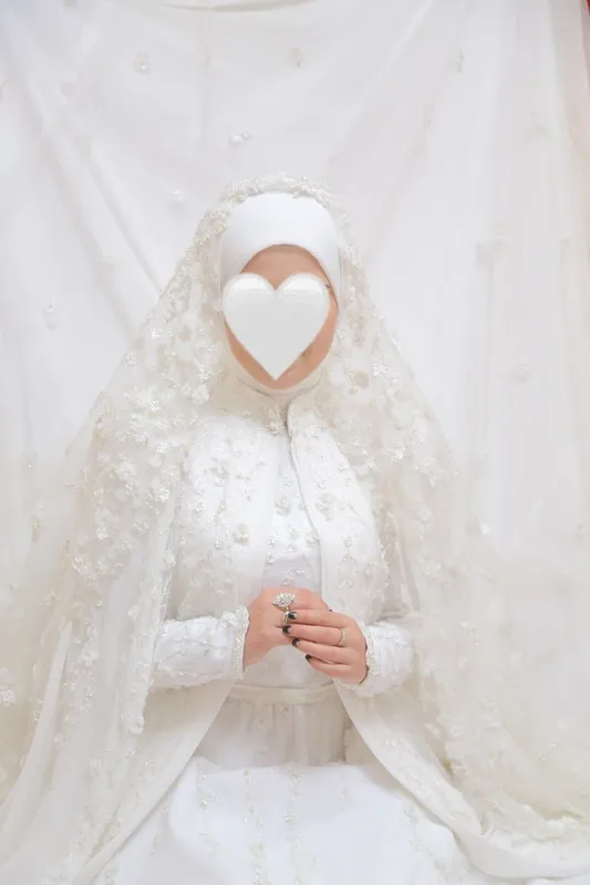 Kelinlik/ Muslima oq libosi (abaya bilan)- ideal holatda