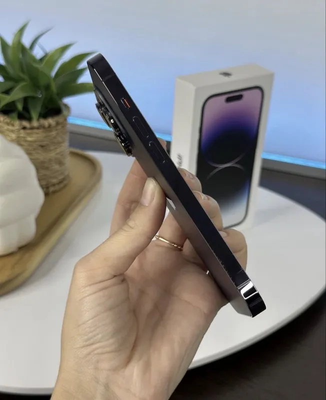 Iphone 14 pro ideal vakum tel yomkst 77 pamit 128 rangi purple narxi 4