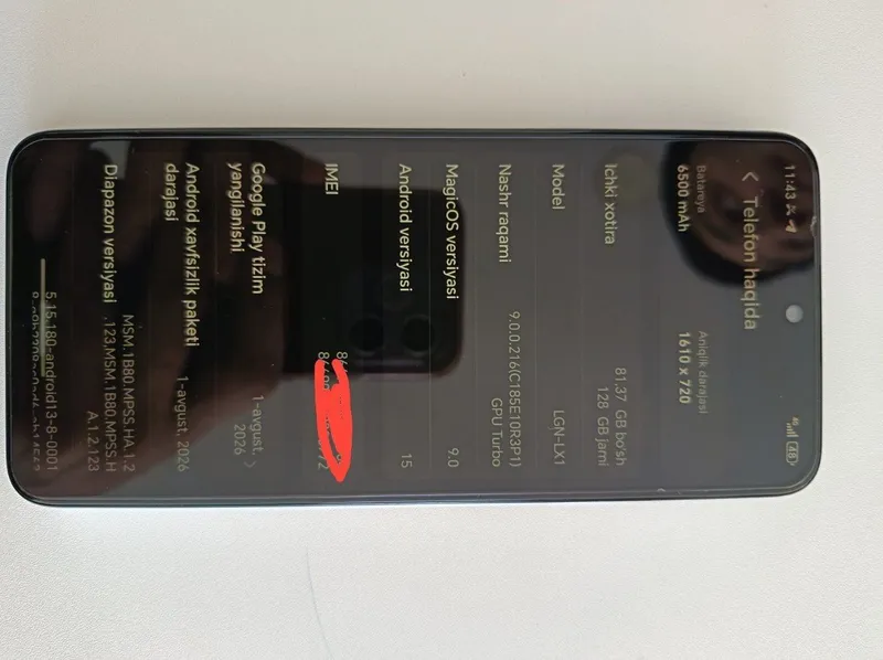 honor x7d 6 128 ГБ 3