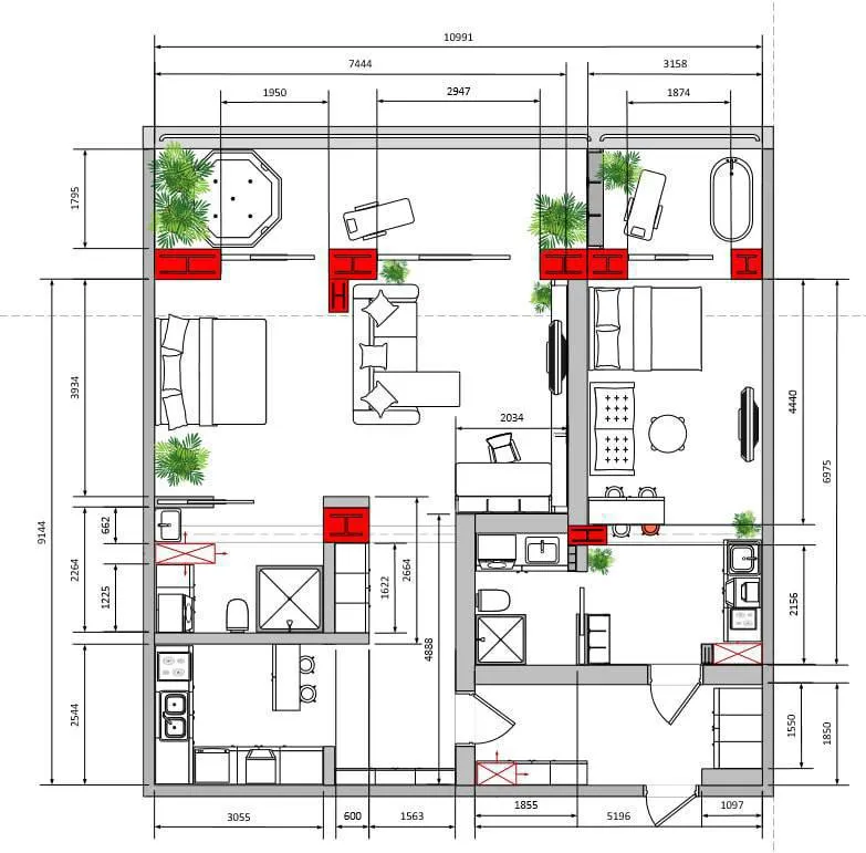 4 xonali kvartira, 100 m2, Yakkasaroy 10 4 xonali kvartira, 100 m2, Yakkasaroy 10