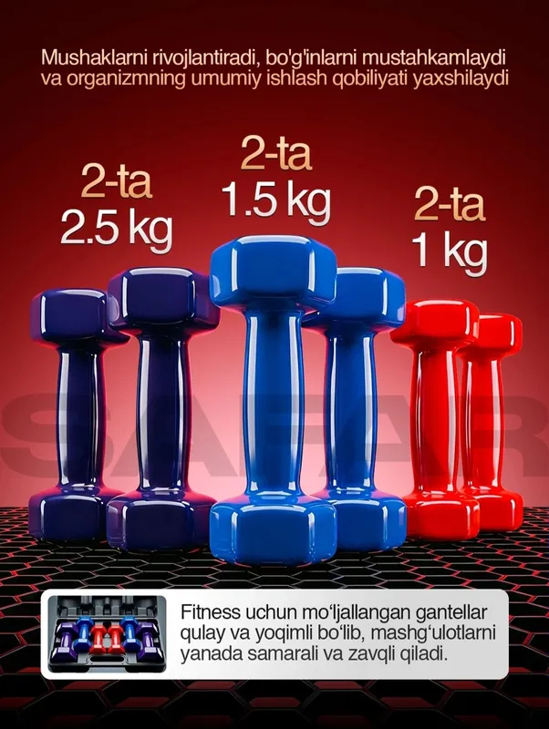 Gantel 10kg chamadon