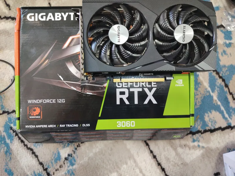 RTX 3060 12 gigabyte. Yangiyol.