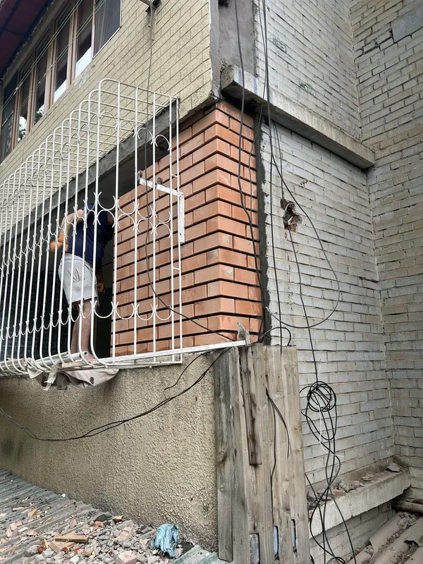 Кладка балкон gisht teramiza — фото 7