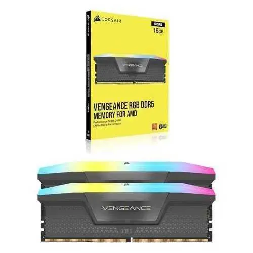 Оперативна память Corsair VENGEANCE RGB 16GB (2x8GB) DDR5 6000mhz Оперативна память Corsair VENGEANCE RGB 16GB (2x8GB) DDR5 6000mhz