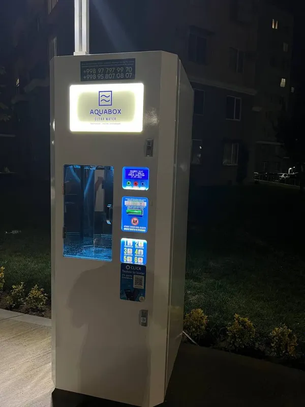 AQUABOX vending suv filtrlovchi aparat