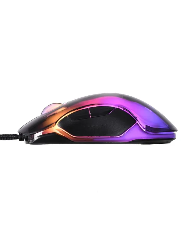 Проводная игровая мышь 2E GAMING MG345 c RGB-подсветкой, прозрачная Transparent — фото 5