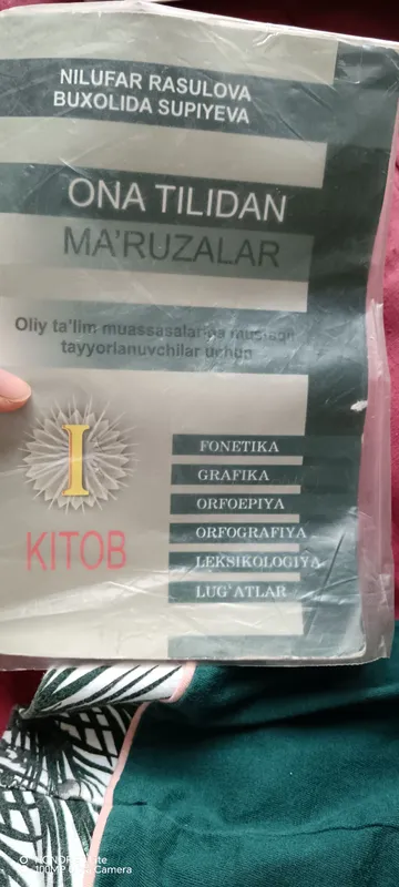 Ona tili boyicha Abutiretlar uchun kitob