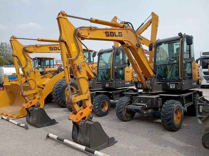 Колесный экскаватор SDLG E765F - 0,21 куб.м (от компании VOLVO)