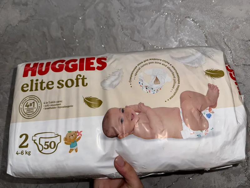 Pampers huggies 2 — фото 2
