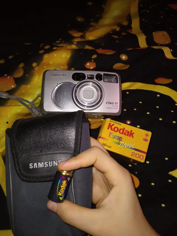 Фотоаппарат Samsung Fino 80 Super + пленка Kodak 7 Фотоаппарат Samsung Fino 80 Super + пленка Kodak 7