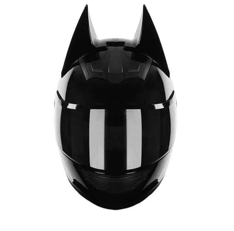 Мотоциклетный шлем с ушками (Batman style) Продам шлем в идеальном