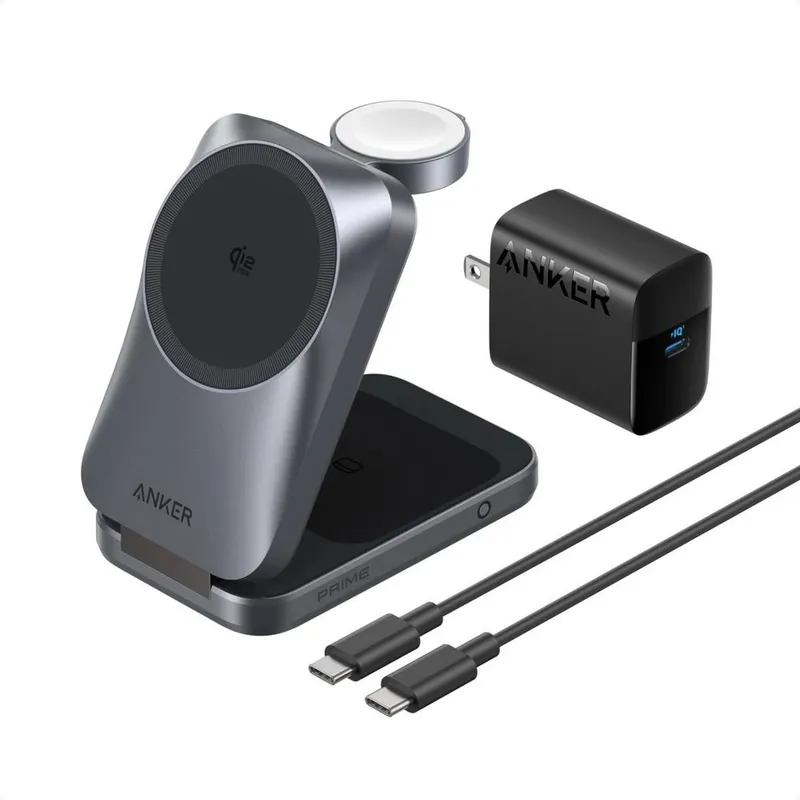 Anker Prime Wireless Charging Station ( 3in1 MagGo, Aircool, Foldable) 2