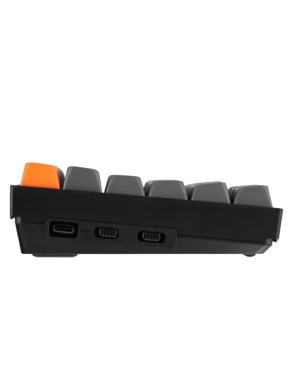 Игровая механическая клавиатура Keychron K2 MAX 84Key, K super Banana, WL/BT/USB-A, QMK, White Led, черный — фото 4