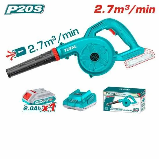 Аккумуляторная воздуходувка TOTAL TABLI20781 Аккумуляторная воздуходувка TOTAL TABLI20781