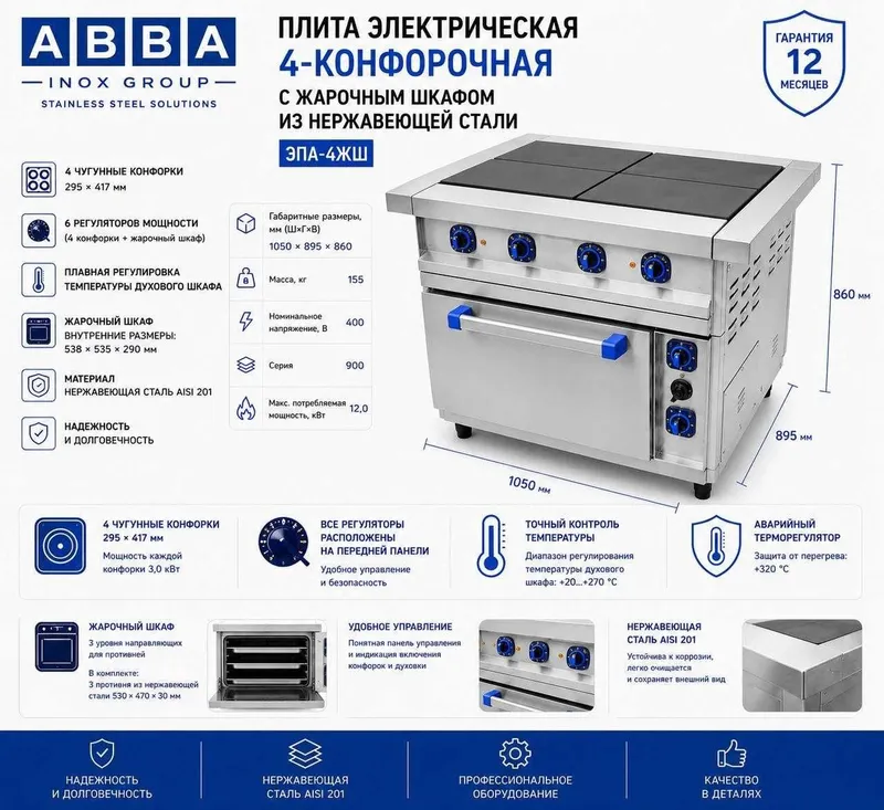 Плита электрическая — фото 2