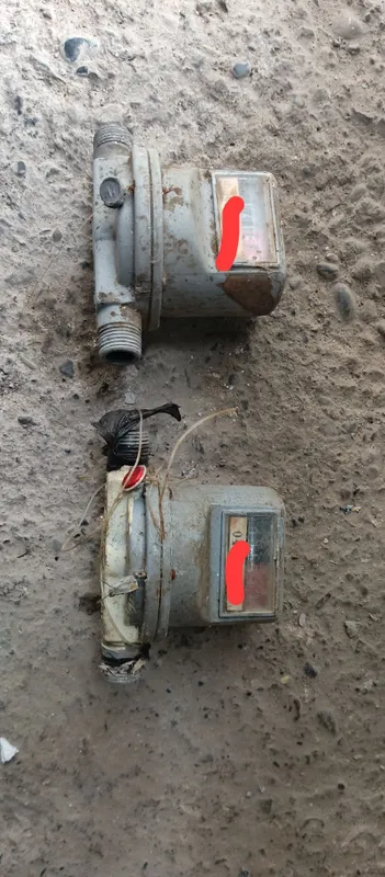 Газовый счетчик, старый, бу