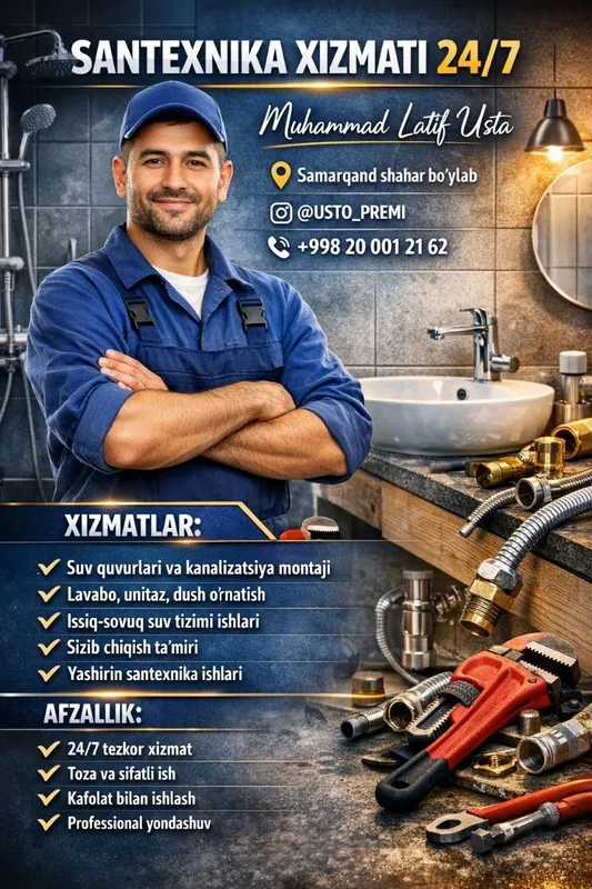 Santexnik xizmati