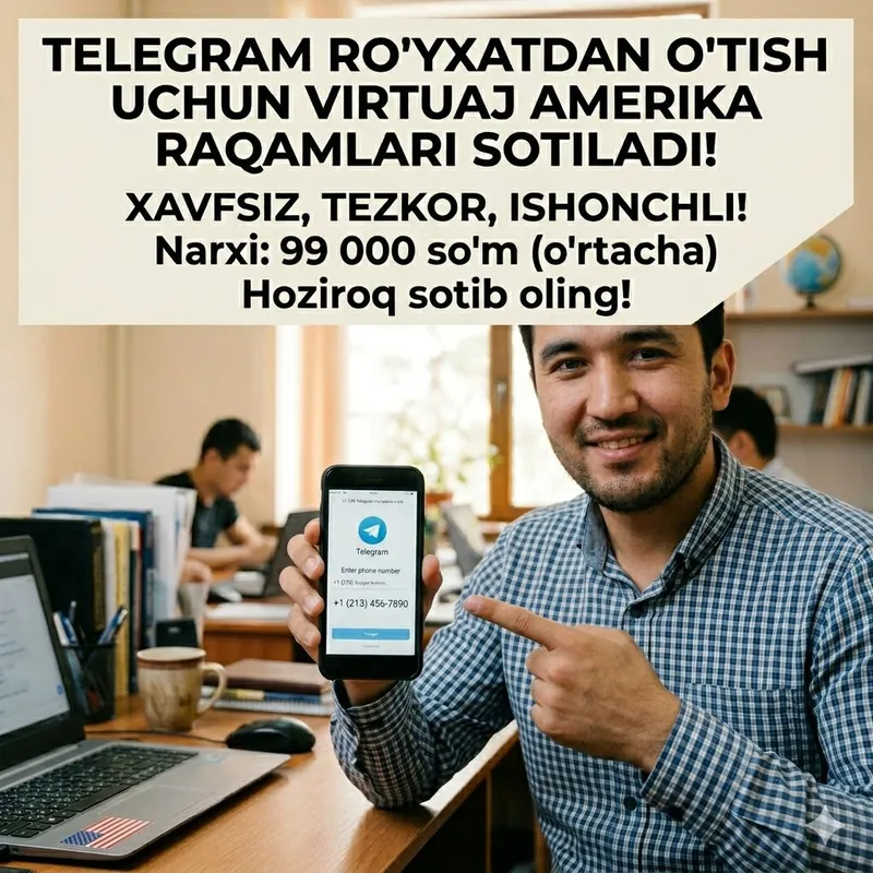virtual telegram raqam