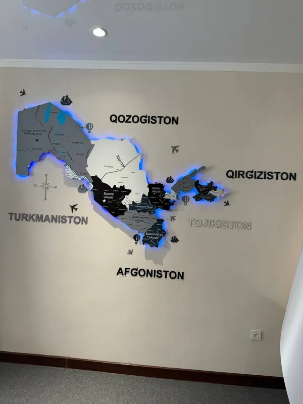 3D dunyo kartasi ofis va uyingiz uchun — фото 1