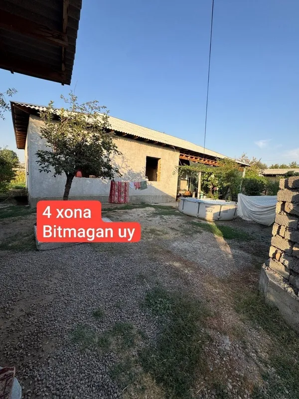 9 sotixlik 5 xona tayor uy va 4 xona bitmagan uy Gaz svet ichimlik suv — фото 5