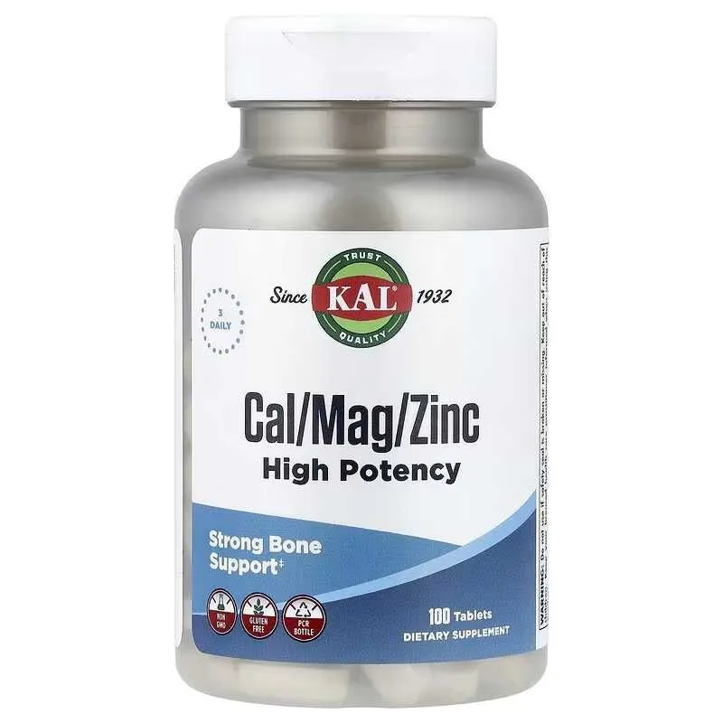 KAL Cal/Mag/Zinc Кальций магний цинк kalsiy magniy магний Calcium — фото 1