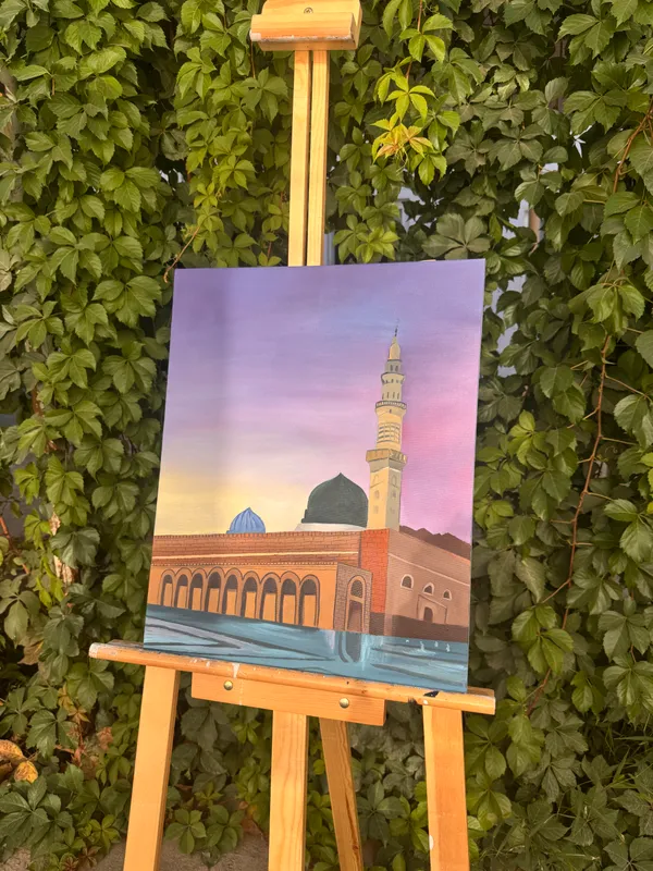 Al-Masjid an-Nabavi tasvrlangan mualliflik kartina 1 Al-Masjid an-Nabavi tasvrlangan mualliflik kartina 1
