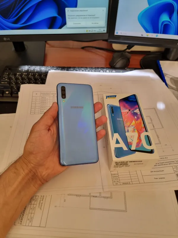 Samsung A70 128gb iwlawi zur aybi yuq tozza telefon — фото 3