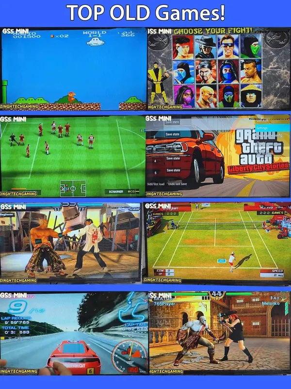 Игровая приставка Game Stick GS5 Mini / 3D PSP o'yinlar / 2 pulta — фото 2