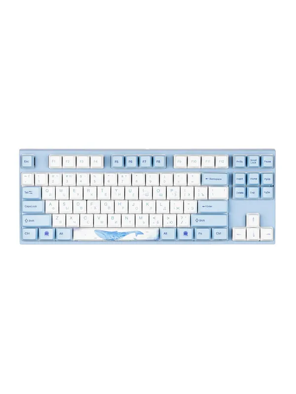 Механическая клавиатура Varmilo "Sea Melody" (VEM87), USB, Varmilo EC V2 Ivy Multicolor — фото 1