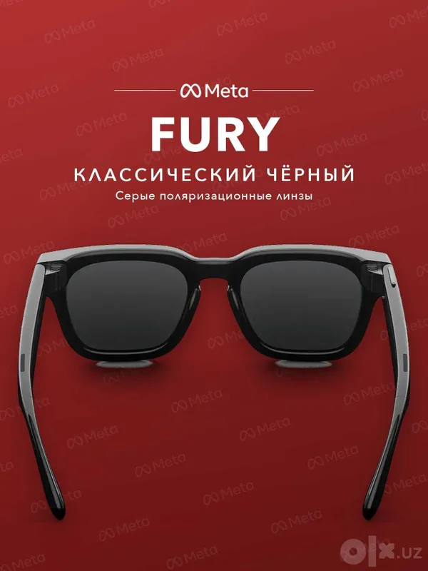 Meta Glasses Fury Classic Black, polyarizatsiya — original 4 Meta Glasses Fury Classic Black, polyarizatsiya — original 4