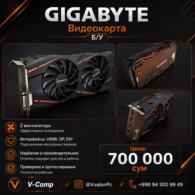Videokarta Gigabyte Geforce rx 570 4gb