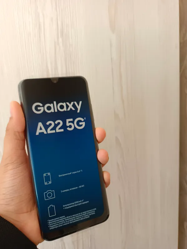 продоётся в хорошем виде б/у GalaxyA22 5G — фото 1