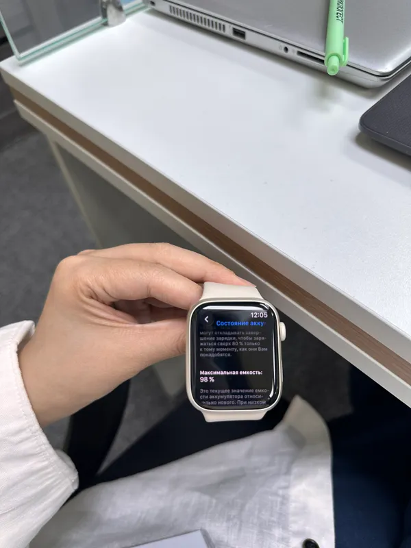 Iwatch 8, 45mm orginal karobka zaryadkasi bilan — фото 2