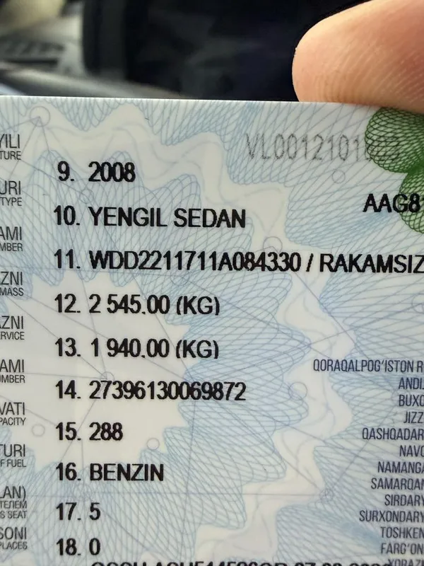 Mersades benz s550 yaponka w223 long 8
